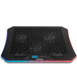 Krom Base o Soporte de Refrigeración para Laptop / Portátil con Luz RGB - Kooler